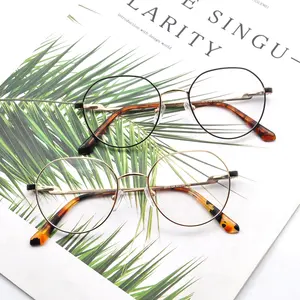 Classic Fashion Eyeglasses High Quality glasses frame Acetate Optical Frame Round Eyeglasses Frames for Women