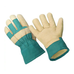 Gants de travail en cuir de vachette de haute qualité, antidérapants, longs, résistants aux coupures, de sécurité industrielle - Product Image 2
