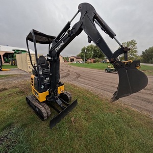 Excavadora compacta John Deeree 17G, máquina eficiente de orugas pequeña para nivelación de zanjas, excavación, paisajismo, proyectos de servicio pesado - Product Image 1