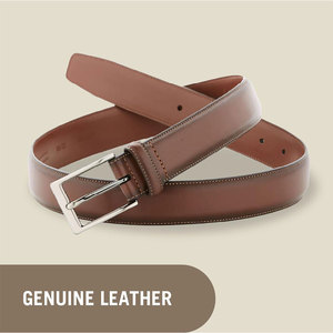 Nueva moda de cuero genuino hebilla de aguja cinturón de hombre capa de cabeza de cuero de vaca cinturón de tendencia de negocios cinturones de cuero genuino de Pakistán - Product Image 5