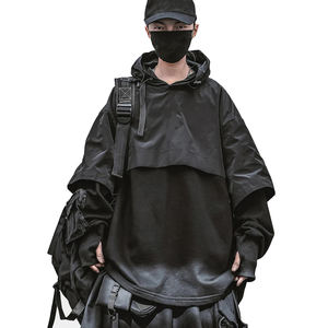 Invierno nuevo OEM al por mayor logotipo personalizado Techwear Sudadera con capucha moda al aire libre Vintage chaqueta logotipo personalizado hombres sudaderas con capucha y sudaderas - Product Image 1