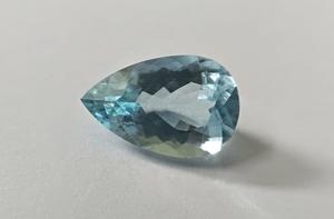 Poire à facettes coupe meilleure qualité aigue-marine en vrac véritable taille calibrée pierre précieuse meilleur pour les bagues et la fabrication de bijoux utilisation vente en vrac - Product Image 2
