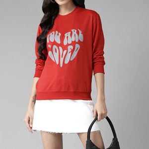 Sudaderas Casuales de Alta Calidad para Mujer, Tallas Grandes, Transpirables, Diseño de Logotipo Personalizado en Color, Servicio OEM, Alta Calidad, Económicas - Product Image 4