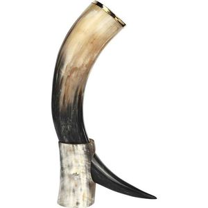 Cuerno Vikingo para Beber, Hecho a Mano, Ecológico, de Primera Calidad, Pulido, Personalizado, para Hogar, Restaurante y Hotel, de la India - Product Image 1