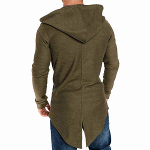 Sudadera larga de neopreno para hombre, con cremallera de doble cara, estilo popular, hecha con Material polar de alta calidad - Product Image 4