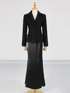 2025 otoño nuevo conjunto de traje de chaqueta de <span class=keywords><strong>Boutique</strong></span> para mujer estilo coreano ajustado elegante traje de dos piezas - Product Image 3