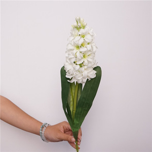 Fiori <span class=keywords><strong>di</strong></span> giacinto viola artificiale vero tocco in lattice giacinto per interni decorazione <span class=keywords><strong>di</strong></span> nozze festa a casa - Product Image 2