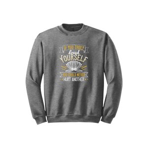 Sudadera de mezcla de algodón con temas de Buda Estampado Estilo informal 12 opciones de color 260-280 Colocación de diseño personalizable GSM pesado - Product Image 5