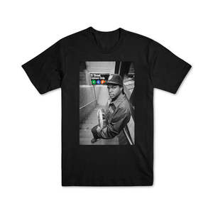 Merch Men's for <b>Ice</b> Cube Subway Graphic T-Shirt 100% Organic Cotton Hip Hop Style Size <b>Small</b> 280 Grams Jersey - Product Image 1