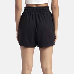 Mode été Shorts vêtements de sport respirant décontracté couleur unie noir vêtements pour femmes Shorts pour femmes pantalons de Fitness avec poches - Product Image 4