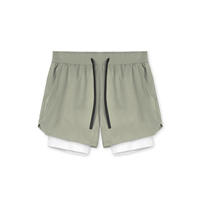 Vêtements de sport respirant séchage rapide dos poche zippée course à pied Shorts d'entraînement Gym Fitness décontracté pantalons courts hommes Shorts de sport