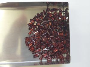 1x2.5x4มม. สีแดงโกเมนเรียวบาแกตต์ตัดอัญมณีธรรมชาติ - Product Image 3