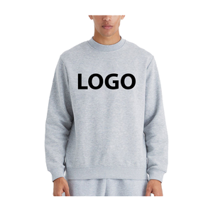 2025 New Stylish Design Unisex Casual Pullover <b>Sweatshirt</b> Long Sleeve Warm Top Heavyweight Heather <b>Grey</b> <b>sweatshirt</b> - Product Image 1