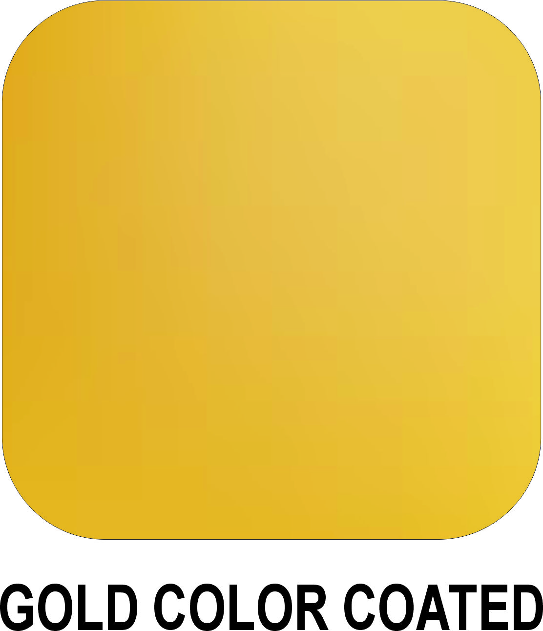 Gold Color Coated