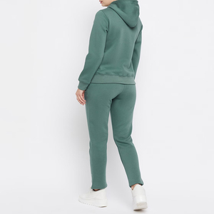 Ensemble de survêtement d'hiver personnalisé pour femme, nouvelle collection, coupe ajustée, chemise à manches régulières, respirant, écologique, 100 % coton, grandes tailles - Product Image 3