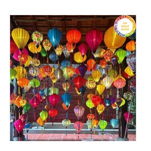 โคมไฟผ้าไหม hoi โคมไฟผ้าไหมแบบดั้งเดิม2025 - Product Image 5