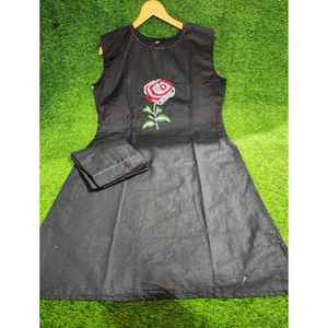 Ropa festiva moderna CORDSET Kurta con detalles bordados Nuevo lanzamiento Pent Style FLEX COTTON Secado rápido Graduación Casual - Product Image 1