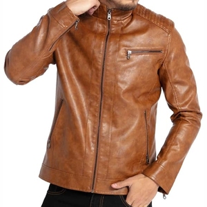 Veste en cuir sur mesure pour hommes, veste de moto, vente en gros, meilleure vente automne hiver - Product Image 6