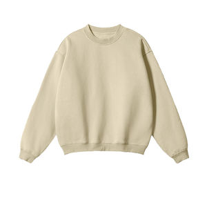 Sweat à capuche brodé et délavé à l'acide pour femmes, surdimensionné, coupe ajustée, crop top, sweat-shirt avec logo personnalisé, pull en polaire vierge épais pour l'hiver - Product Image 6