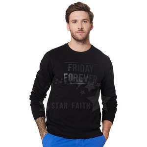 Nueva llegada hombres algodón mezclado sudadera cómoda manga larga para todos los días traje venta al por mayor hombres sudadera - Product Image 1