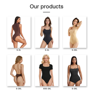 Fajas sin costuras para control de barriga, traje de cuerpo de cintura arrebatada, Tanga, moldeador de cuerpo sin mangas para mujer - Product Image 6