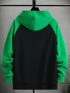 Sweat à capuche surdimensionné pour hommes Mode lourde à capuche Athletic Vintage Tops Streetwear - Product Image 3