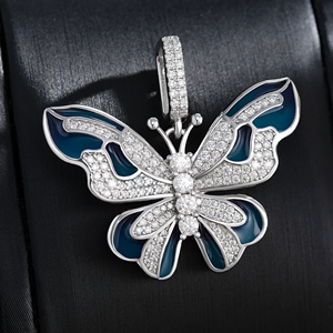 Pendentif Hip Hop personnalisé pour homme The Ice Legacy, plaqué or, en alliage, serti de diamants, pour cadeau de fête - Product Image 4