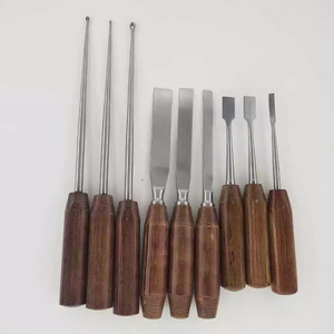 อุปกรณ์รักษากระดูกสแตนเลสแบบแมนนวลสิ่วสำหรับศัลยกรรมกระดูกเครื่องมือสำหรับศัลยกรรมกระดูกมาตรฐานความปลอดภัย9ชิ้น - Product Image 1