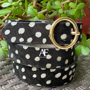 Nuevo elegante y hecho a mano señoras Animal piel cuero clásico cinturón personalizado desgastado Animal estampado piel cuero mujeres cinturones - Product Image 1