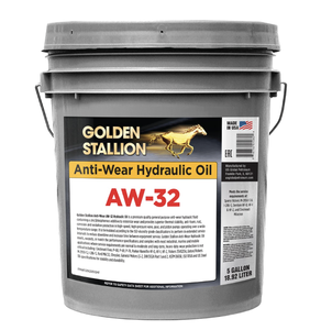 Golden Stallion AW-<b>32</b> Automotive Lubricant Anti-Wear <b>Hydraulic</b> <b>Oil</b> 5 Gal Pail - Product Image 1