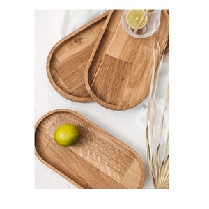Plateau de service en bois fabriqué en Inde, qualité standard, plateau décoratif pour la table à manger à domicile, prix de gros, approvisionnement direct - Product Image 3