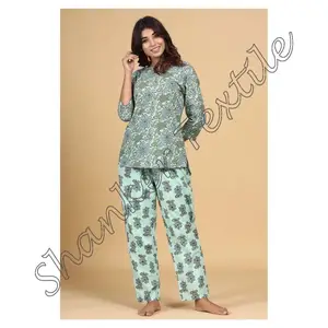 Best Quality Festival Wear Amazing Color Indian Clothing Collection Co-Ord Two Piece Set Wholesale Factory Nightwear For Woman