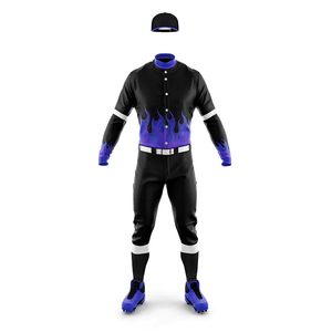 OEM personalizado rendimiento sublimación uniforme de béisbol juventud béisbol Jersey cuello redondo uniforme de béisbol conjunto - Product Image 5