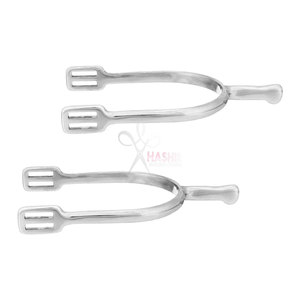 เดือยขี่ม้าสแตนเลสแบบมีปุ่ม 7/8 นิ้ว 1 คู่ อุปกรณ์ขี่ม้าทนทาน สำหรับขี่ม้าแบบอังกฤษและแบบตะวันตก - Product Image 6