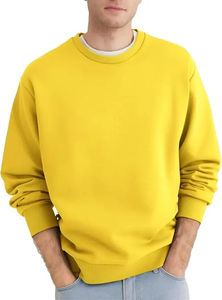 Sweatshirts pour hommes personnalisés, nouveaux et élégants, unisexes, surdimensionnés, 100% coton, doublure en polaire, sweatshirts lourds - Product Image 3