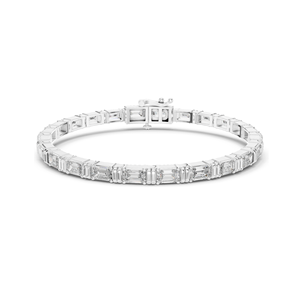 Pulsera de tenis con diamantes CVD de laboratorio de 8.96 CT, VVS-VS EF, en oro de 18K, 14K, 10K y plata 925, oro rosa, amarillo, blanco, lujo y alta joyería - Product Image 1
