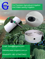 Tuyau plat de pose flexible 2 ''4'' 6 ''8'' pour l'irrigation Type de modélisation en plastique d'injection intégrale produit en plastique agricole