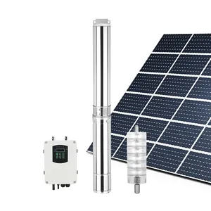 Complete Kit Deep Bore 2Hp Solar Water Pump With Solar Panels