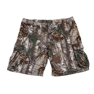 Pantalones cortos de entrenamiento por sublimación con estampado de camuflaje informal para gimnasio de malla/100% algodón personalizados - Product Image 1