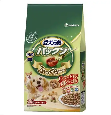 Японское домашнее производство Unicharm, сбалансированные питательные вещества для собак, домашних животных, сухое ежедневное питание, 2,5 кг, экономичная упаковка, ветеринарная рекомендация, здоровье