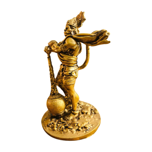 Bahubali Hanuman Resin Statue Traditional Handmade Hand-painted for Home Decoration and Interior Design Price - Product Image 5