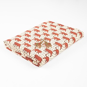 Tissu Bagru en coton léger de haute qualité, imprimé animal, vente en gros, pour sacs, robes, rideaux, literie, décoration intérieure, costumes - Product Image 3
