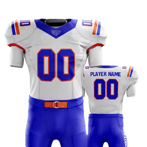 Haute Qualité Logo Personnalisé Football Américain Uniforme Ensembles Nouveau Design Manches Courtes Plus La Taille 100% Polyester Prix Raisonnable - Product Image 2