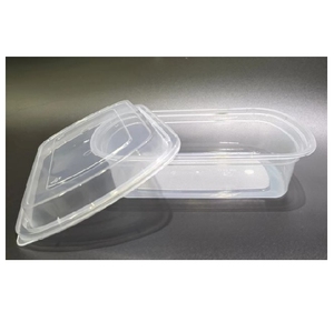 Hot Selling 28-32oz Disposable Clear <b>Plastic</b> PP Rectangular Takeout <b>Food</b> <b>Container</b> Folding Design Ready for Export From Vietnam - Product Image 1