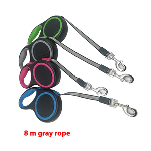 Laisse de traction télescopique automatique en nylon pour chien, rétractable, avec ruban décoratif, pour le marché international - Product Image 3