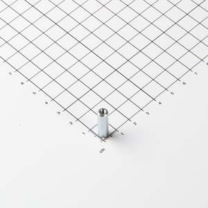 Gripper a stelo in AlNiCo Ø6x20mm con filettatura interna - Product Image 1