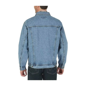 Veste en jean classique pour homme, personnalisable, en coton de haute qualité, col rabattu, veste d'hiver - Product Image 2
