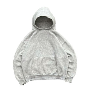 Sweat-shirts à capuche épais à fermeture éclair intégrale, délavés à l'acide, avec broderie appliquée et motifs personnalisés, style vintage, vente en gros - Product Image 3