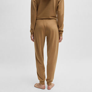 ชุดวอร์มกันหนาวมีฮู้ดอบอุ่นผ้าฝ้าย100% เป็นมิตรกับสิ่งแวดล้อมผ้าคอตตอนพร้อมเชือกผูกสำหรับฤดูหนาวสีน้ำตาลอ่อน - Product Image 3