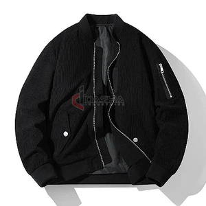 2025 Wholesale Custom Logo Men <b>Baseball</b> <b>Bomber</b> <b>Jacket</b> Windbreaker Windproof Outdoor Casual Coat Direct Factory - Product Image 2